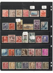 SPAIN COLLECTION ON STOCK SHEET, MINT/USED