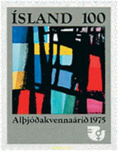 101268 MNH ISLANDIA 1975 AÑO INTERNACIONAL DE LA MUJER