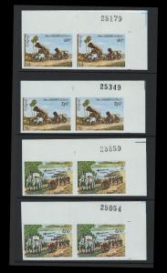 Laos 317-320 MNH! Traditional Modes of Transportation!