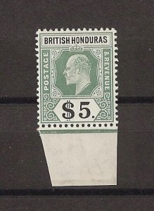 BRITISH HONDURAS 1904-7 SG 93 MNH Cat £375 