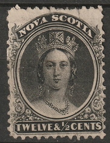 Nova Scotia 1860 Sc 13 MNG small tear at top