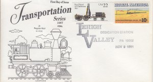 1995 Railroad Pictorial Cancel - Lehigh Valley PA