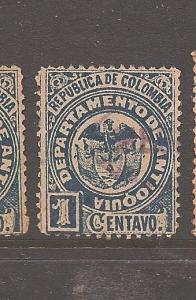 Colombia Antioquia SC 93 used Medellin VFU (6axv) 