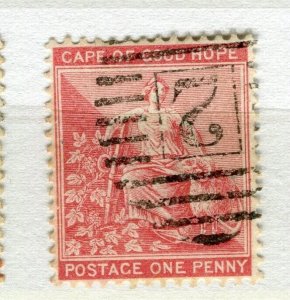 CAPE GOOD HOPE; 1880s early QV classic fine used 1d. value