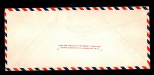 US 1 used mailed to Franklin Roosevelt and owned by the President c23