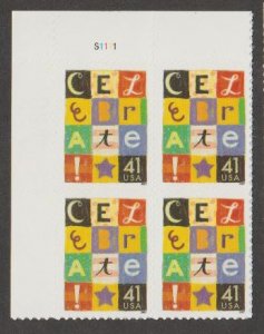 U.S. Scott #4196 Celebrate Stamps - Mint NH Plate Block