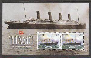 Ireland Titanic 1172a Souvenir Sheet MNH VF 