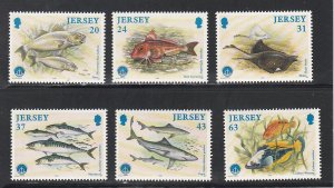 Jersey # 858-863, International Year of the Ocean - Fish, Mint NH, 1/2 Cat