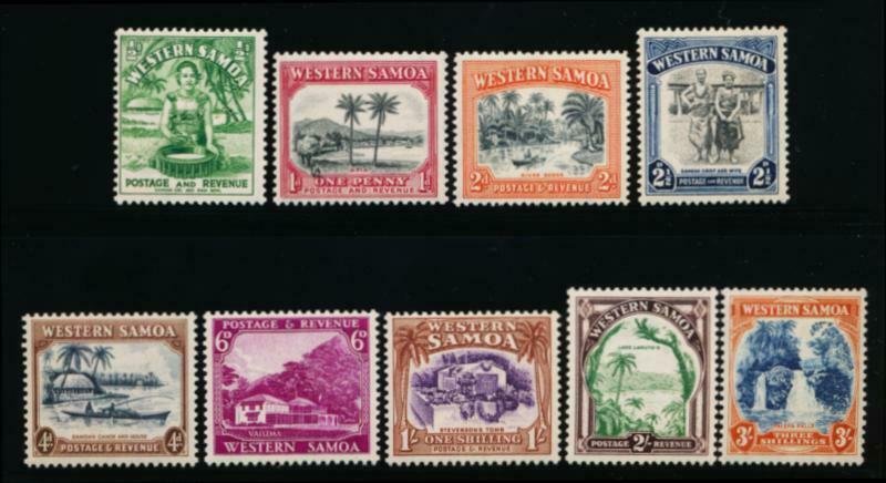 SAMOA 166-174 MINT LH