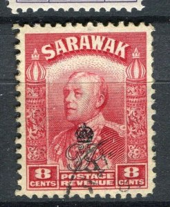 SARAWAK; 1947 early Brooke Crown Colony issue fine used 8c. value