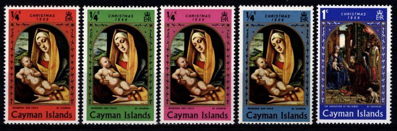 Cayman Islands 1969 Christmas, Part Set [Unused]