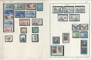 Sweden Stamp Collection on 30 Pages, 1976-1979 All Identified, JFZ