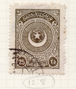 Turkey 1900s Early Issue Fine Used 25p. NW-12263