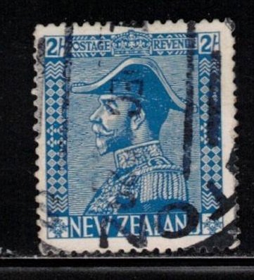 NEW ZEALAND Scott # 182 Used - KGV In Admiral's Uniform