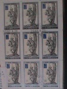 ​KOREA-SC# 2173- ESSEN'82INTERNATIONAL STAMP SHOW CTO SHEET-VF-HARD TO FIND