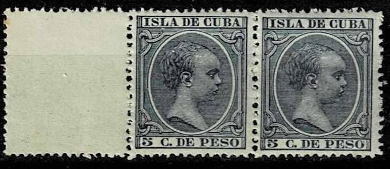 Cuba 1896, Sc.#P28 MNH, King Alfonso XIII