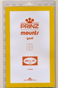 Prinz SCOTT Stamp Mount Strip 121/265 CLEAR (Pack of 5) (121mm x 265 mm)  STRIP