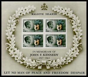 Maldives 163a MNH John F Kennedy