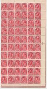 Turks & Caicos 1913 1d SG130 Full Sheet MNH