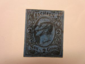 German States SAXONY Scott 11 USED Lot11.1 Cat $20