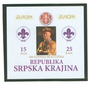 Serbia # Mint (NH) Souvenir Sheet (Scouts)