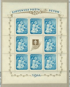 Slovakia #B27a Mint (NH) Souvenir Sheet