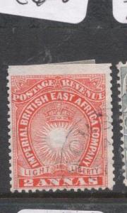 British East Africa SG 6 Straight Edge VFU (2dli)