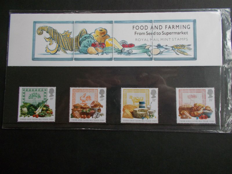 1989 Food & Farming Year Presentation Pack (Pack No 197) with Insert & Free p&p