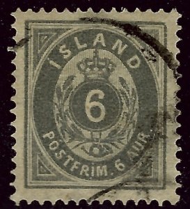 Iceland SC#10 Used VF SCV$35.00...Worth a Close Look!!