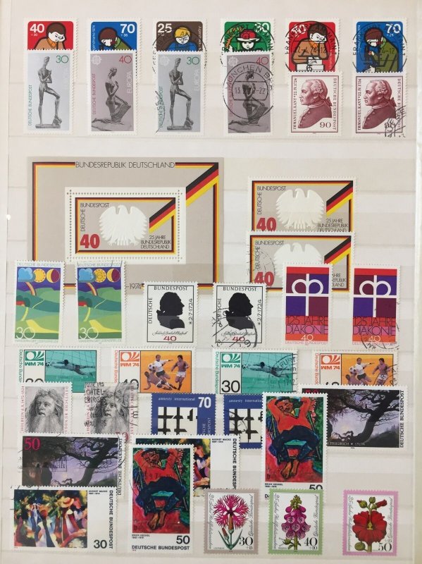 WEST GERMANY 1972/77 MNH Used Collection Inncl.Sheets (Apx 320+) SK329