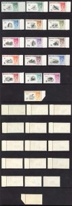 Falkland Is SG193/207 1960 Birds Set of 15 U/M Cat 170 pounds