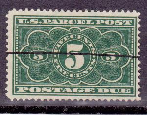 U.S. # JQ 3, 5 cent Parcel Post Postage Due