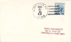 United States Maine Sebec Lake 04482 1968 4-bar  1966-2007  Postcard  Philate...