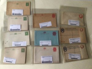 King Edward V11 collection of 10 mint unused stationery envelopes & cards A11342