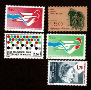 France # 1771-2,1979,1952,1966 Mint!