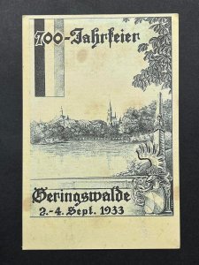 WW2 WWII German Third Reich military war postcard Young People Boys group camp