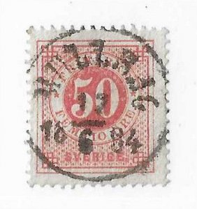 Sweden Sc #36   50 ore used with SON CDS VF