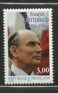 FRANCE 2552, MNH STAMPS, FRANCOIS MITTERAND (1916-96)