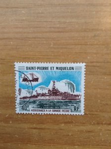 St Pierre & Miquelon SC 410 used