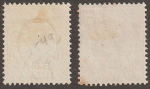 EDSROOM-18166 Malaya Straights Settlements 257a, 262a H 1938 Type 1 CV$17.50