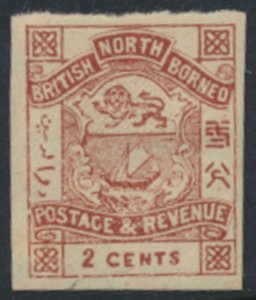 North Borneo  SC# 37 *  SG 38c  single copy  MLH  see details & scans