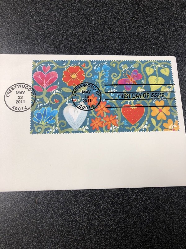 US #4531-40 Garden Of Love First Day Cover ( Set Of 10 On Some Cover )