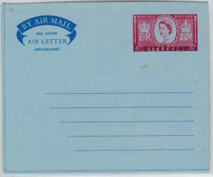 64532  -  QATAR  - POSTAL HISTORY -   AEROGRAMME: Kessler #1  CORONATION