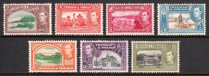 Trinidad and Tobago - Scott #52A//58 - MH - Short set, see desc. - SCV $12