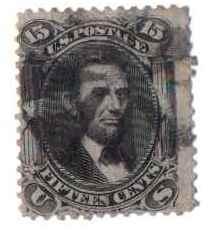 Scott # 77 Lincoln 1866