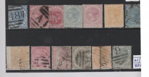 CEYLON #61/75  Lot of 13 different Fine to Very Fine