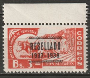 Venezuela 1937 Sc 324 MNH** minor crease