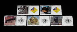 U.N.NEW YORK #903a-907a, 2006, PERSONALIZED ISSUE SINGLES, MNH,,NICE!! LQQK!!