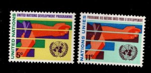 United Nations UN Scott 164-165 Stamp set MH*
