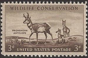 # 1078 MINT NEVER HINGED PRONG HORN ANTELOPE